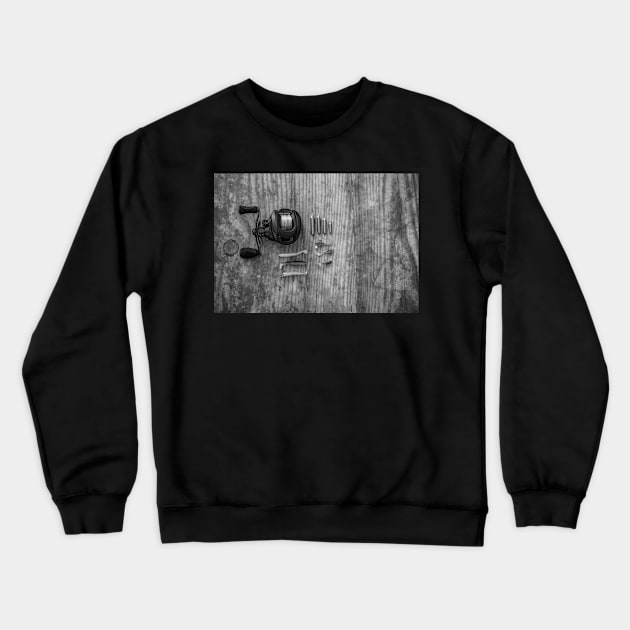 Drop shot lure fishing gear Crewneck Sweatshirt by yackers1